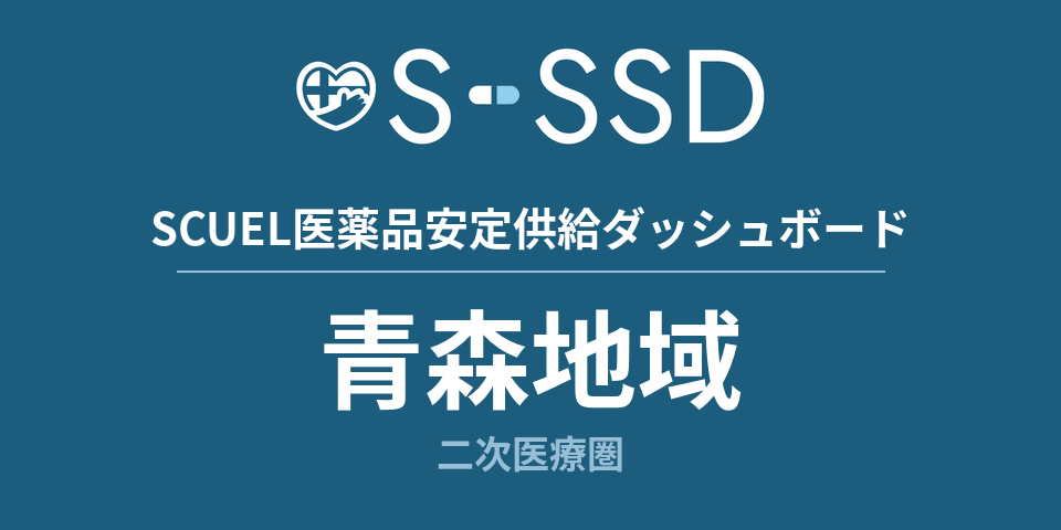 青森地域二次医療圏の医療・医薬品データ｜SCUEL医薬品安定供給ダッシュボード
