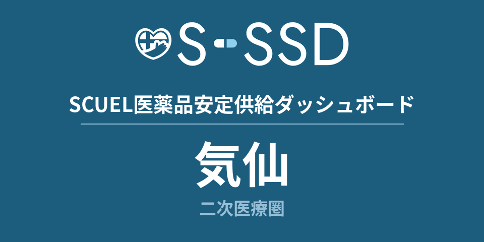 気仙二次医療圏の医療・医薬品データ｜SCUEL医薬品安定供給ダッシュボード