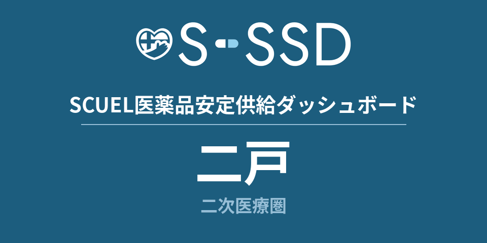 二戸二次医療圏の医療・医薬品データ｜SCUEL医薬品安定供給ダッシュボード
