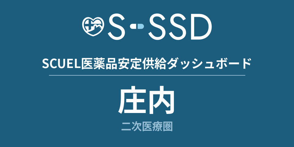 庄内二次医療圏の医療・医薬品データ｜SCUEL医薬品安定供給ダッシュボード