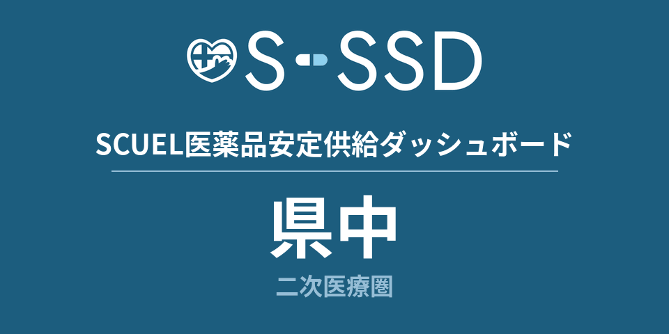 県中二次医療圏の医療・医薬品データ｜SCUEL医薬品安定供給ダッシュボード