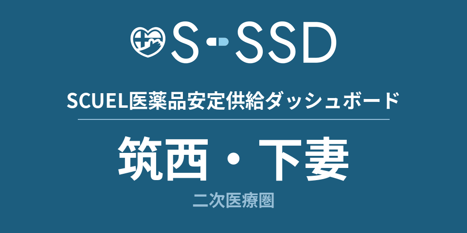 筑西・下妻二次医療圏の医療・医薬品データ｜SCUEL医薬品安定供給ダッシュボード