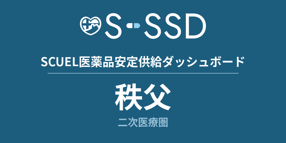 秩父二次医療圏の医療・医薬品データ｜SCUEL医薬品安定供給ダッシュボード