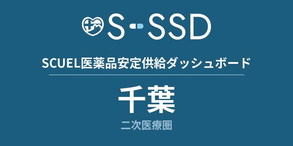 千葉二次医療圏の医療・医薬品データ｜SCUEL医薬品安定供給ダッシュボード