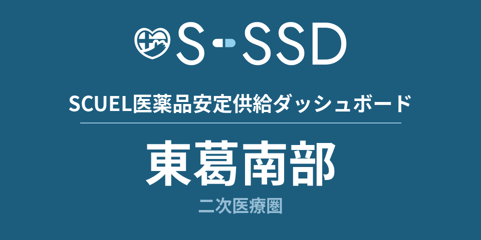 東葛南部二次医療圏の医療・医薬品データ｜SCUEL医薬品安定供給ダッシュボード