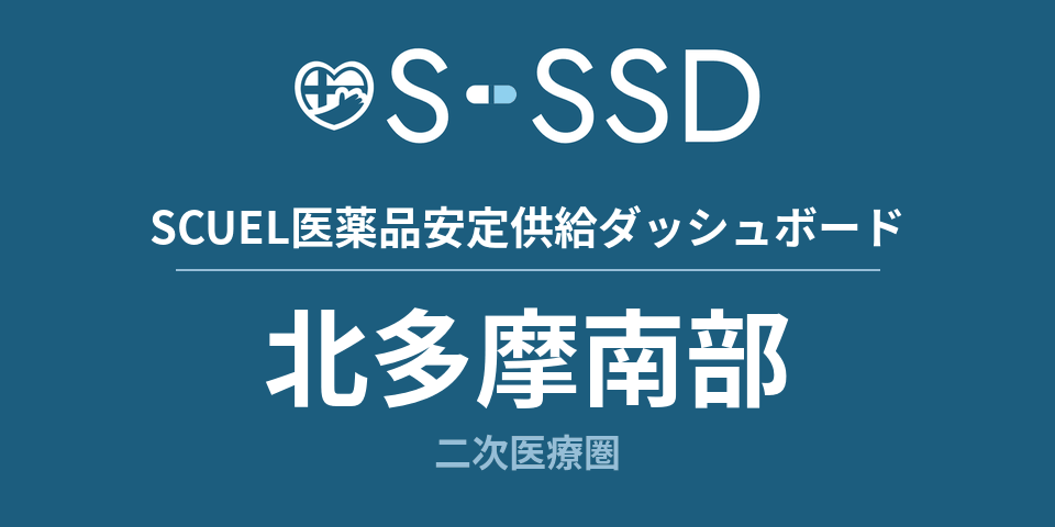 北多摩南部二次医療圏の医療・医薬品データ｜SCUEL医薬品安定供給ダッシュボード