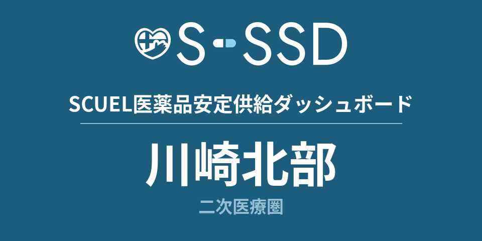 川崎北部二次医療圏の医療・医薬品データ｜SCUEL医薬品安定供給ダッシュボード