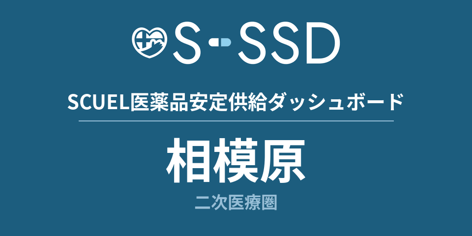 相模原二次医療圏の医療・医薬品データ｜SCUEL医薬品安定供給ダッシュボード