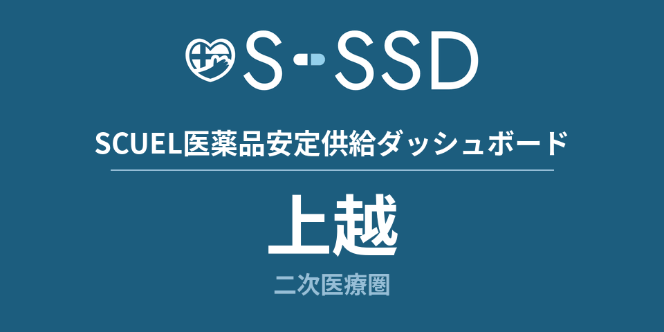 上越二次医療圏の医療・医薬品データ｜SCUEL医薬品安定供給ダッシュボード