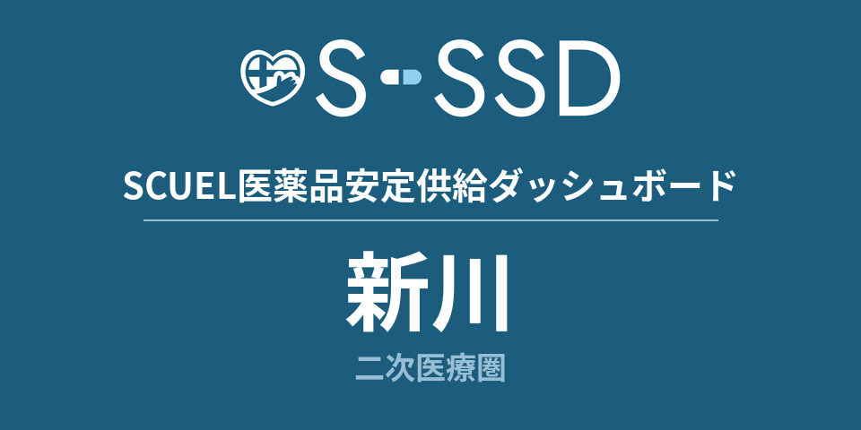 新川二次医療圏の医療・医薬品データ｜SCUEL医薬品安定供給ダッシュボード