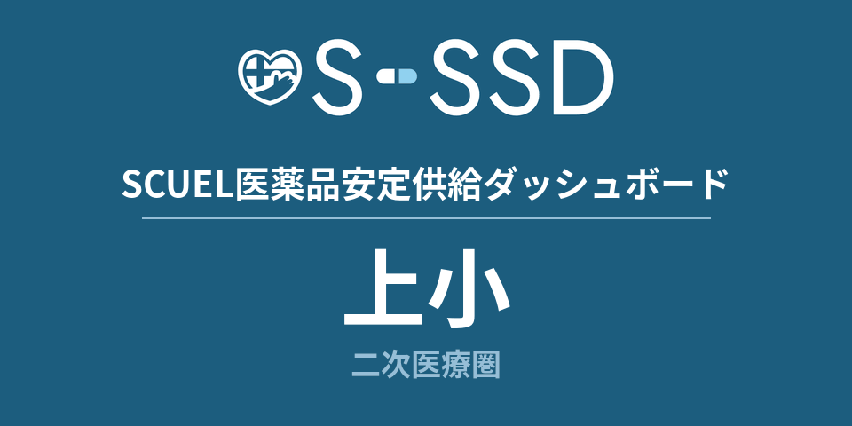 上小二次医療圏の医療・医薬品データ｜SCUEL医薬品安定供給ダッシュボード