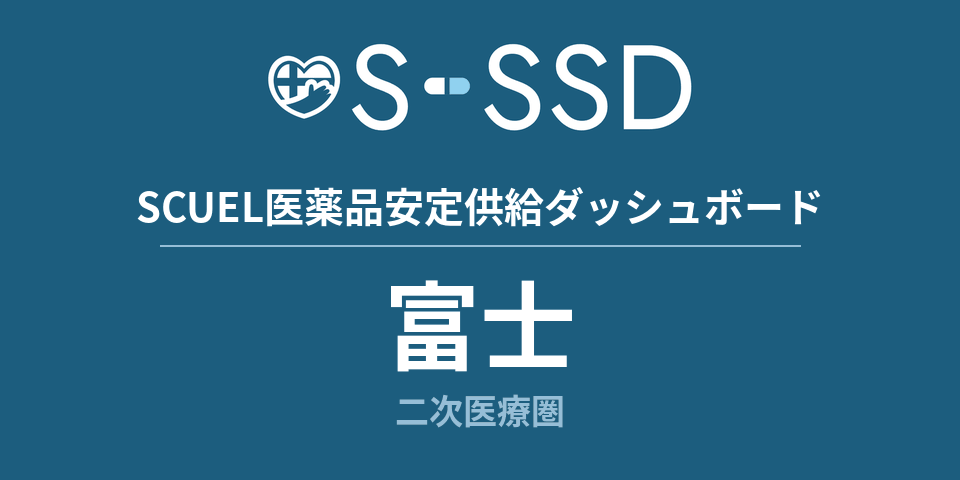 富士二次医療圏の医療・医薬品データ｜SCUEL医薬品安定供給ダッシュボード