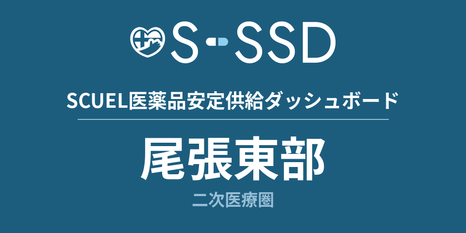 尾張東部二次医療圏の医療・医薬品データ｜SCUEL医薬品安定供給ダッシュボード