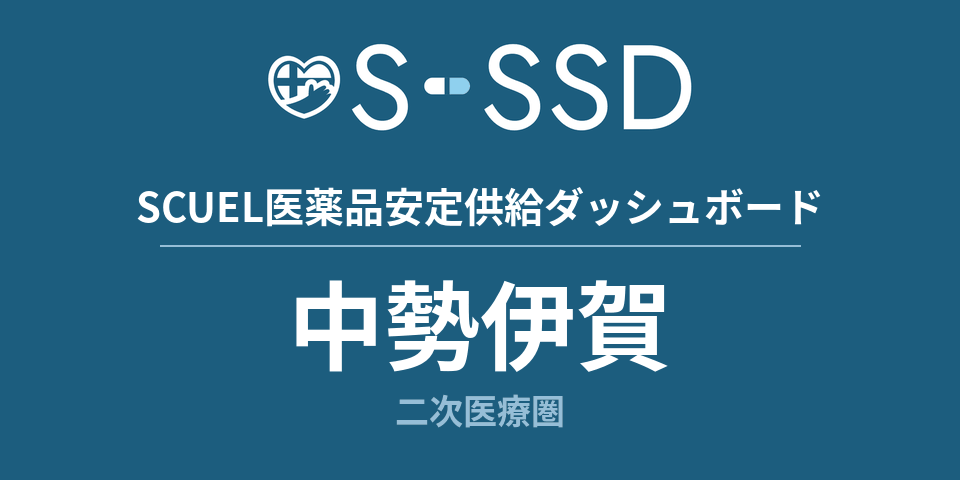 中勢伊賀二次医療圏の医療・医薬品データ｜SCUEL医薬品安定供給ダッシュボード