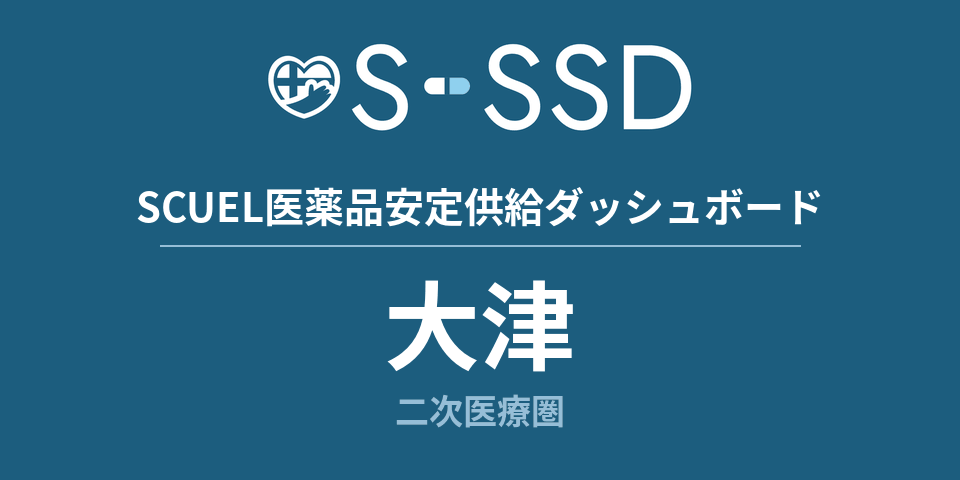 大津二次医療圏の医療・医薬品データ｜SCUEL医薬品安定供給ダッシュボード