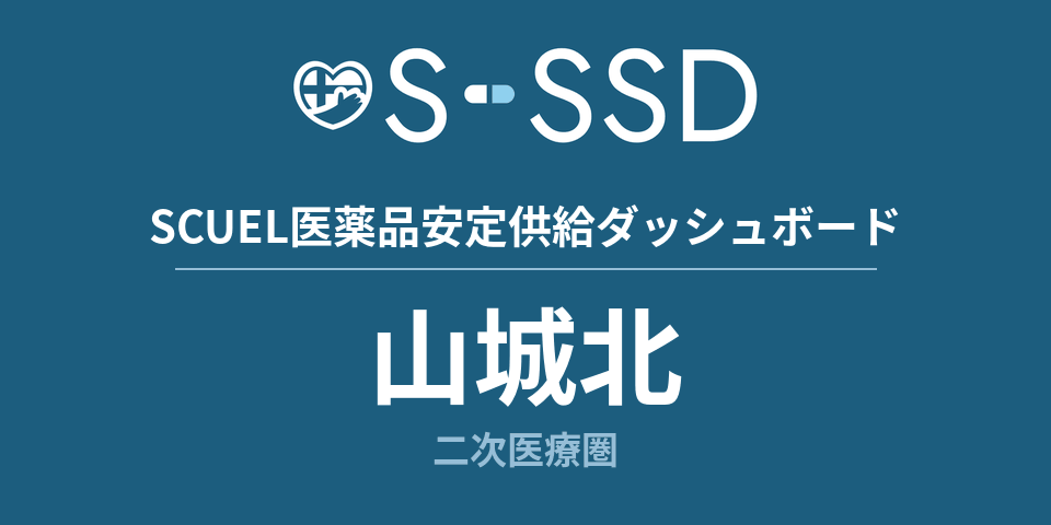 山城北二次医療圏の医療・医薬品データ｜SCUEL医薬品安定供給ダッシュボード