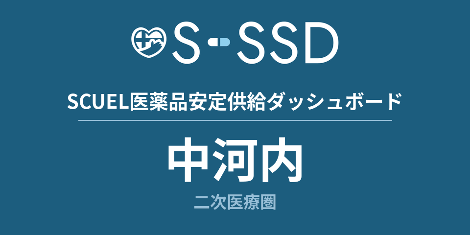 中河内二次医療圏の医療・医薬品データ｜SCUEL医薬品安定供給ダッシュボード