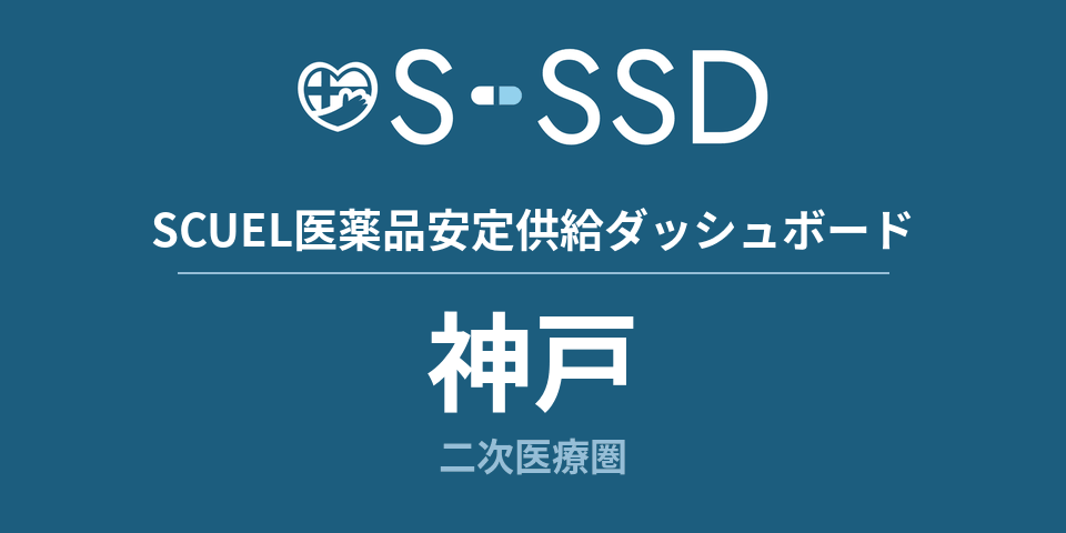 神戸二次医療圏の医療・医薬品データ｜SCUEL医薬品安定供給ダッシュボード