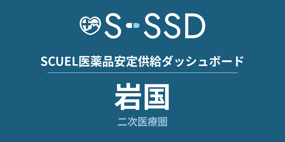 岩国二次医療圏の医療・医薬品データ｜SCUEL医薬品安定供給ダッシュボード