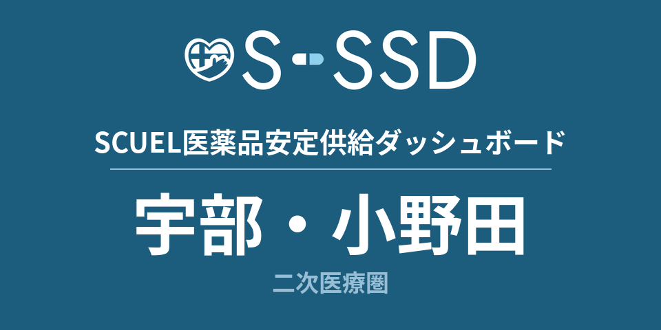 宇部・小野田二次医療圏の医療・医薬品データ｜SCUEL医薬品安定供給ダッシュボード