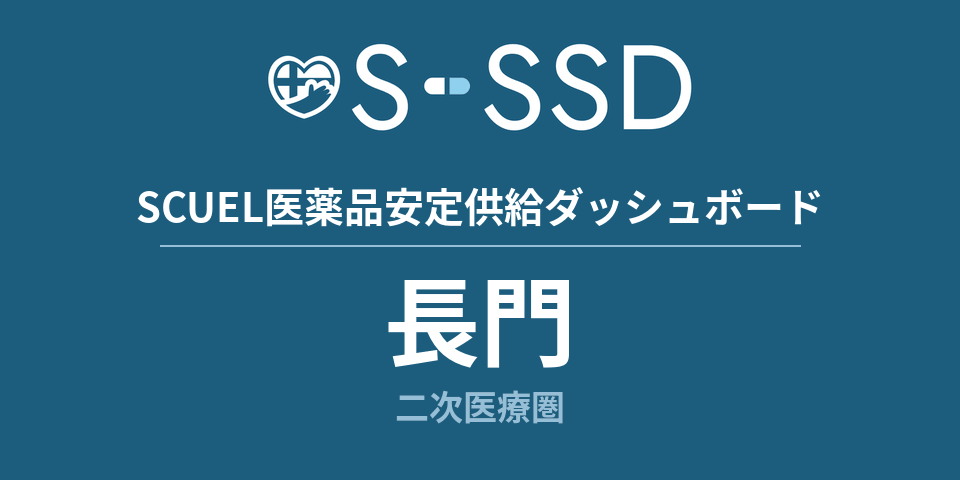 長門二次医療圏の医療・医薬品データ｜SCUEL医薬品安定供給ダッシュボード