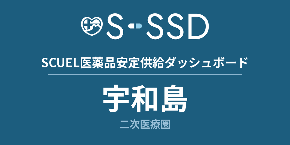 宇和島二次医療圏の医療・医薬品データ｜SCUEL医薬品安定供給ダッシュボード