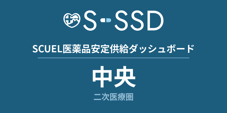 中央二次医療圏の医療・医薬品データ｜SCUEL医薬品安定供給ダッシュボード