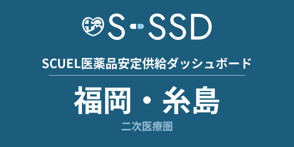 福岡・糸島二次医療圏の医療・医薬品データ｜SCUEL医薬品安定供給ダッシュボード