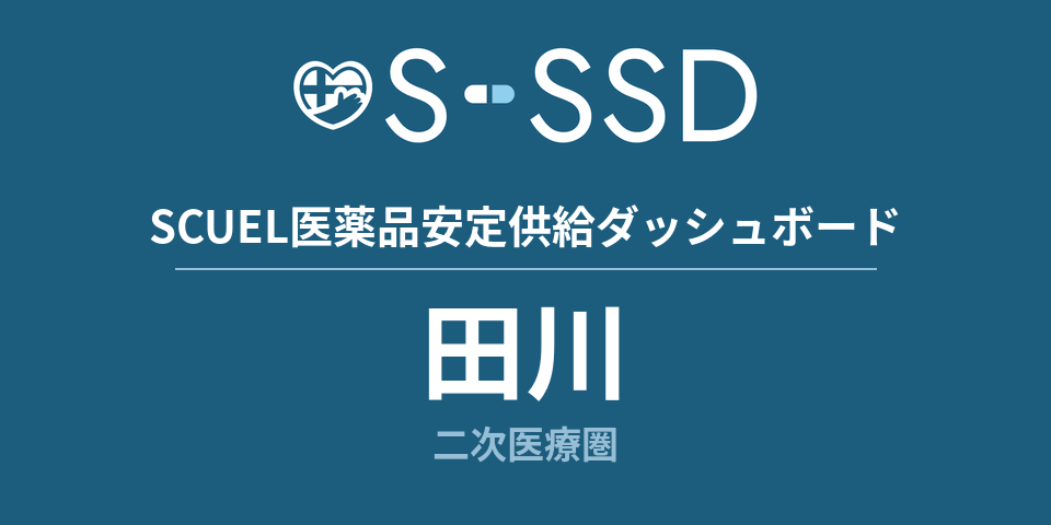 田川二次医療圏の医療・医薬品データ｜SCUEL医薬品安定供給ダッシュボード