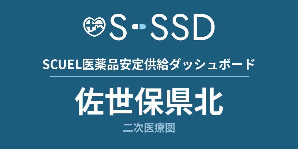 佐世保県北二次医療圏の医療・医薬品データ｜SCUEL医薬品安定供給ダッシュボード