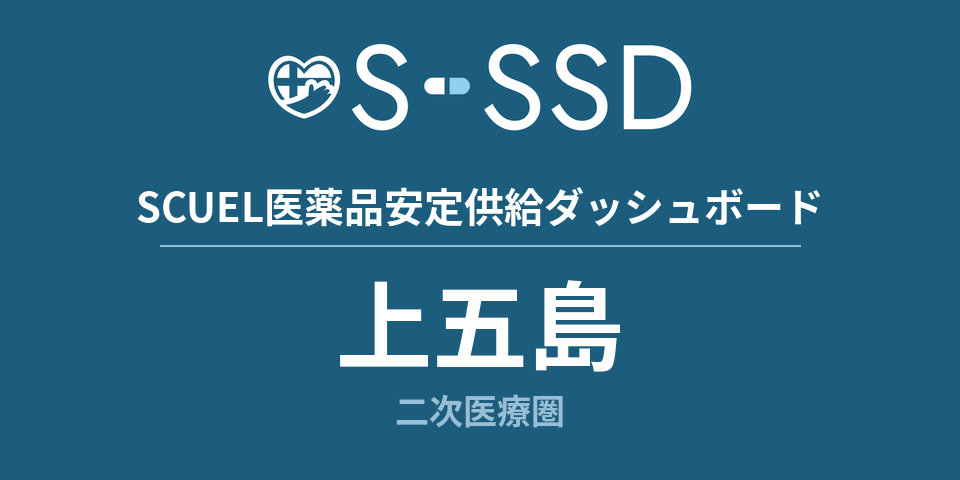 上五島二次医療圏の医療・医薬品データ｜SCUEL医薬品安定供給ダッシュボード