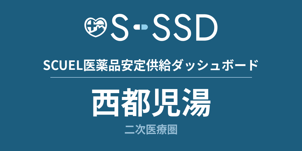 西都児湯二次医療圏の医療・医薬品データ｜SCUEL医薬品安定供給ダッシュボード