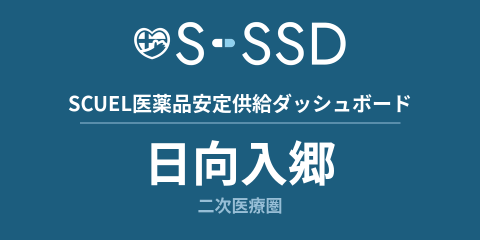 日向入郷二次医療圏の医療・医薬品データ｜SCUEL医薬品安定供給ダッシュボード