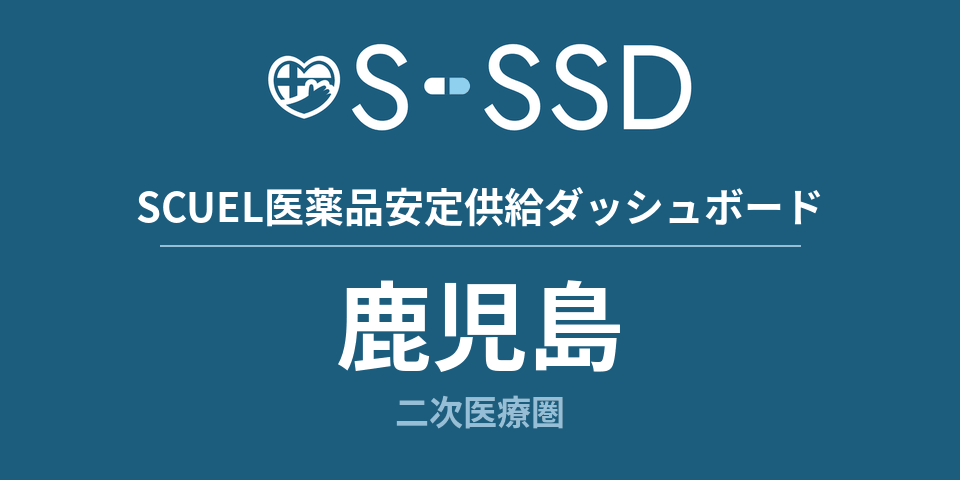 鹿児島二次医療圏の医療・医薬品データ｜SCUEL医薬品安定供給ダッシュボード