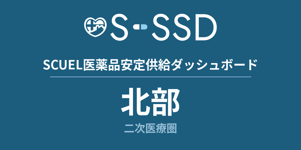 北部二次医療圏の医療・医薬品データ｜SCUEL医薬品安定供給ダッシュボード