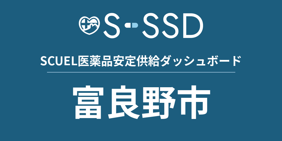 富良野市の医療・医薬品データ｜SCUEL医薬品安定供給ダッシュボード