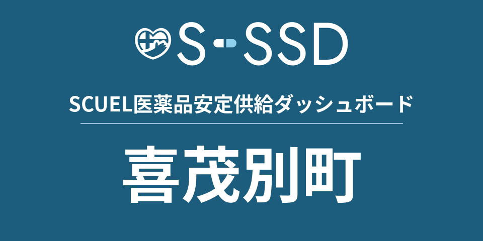喜茂別町の医療・医薬品データ｜SCUEL医薬品安定供給ダッシュボード