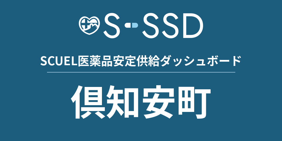 倶知安町の医療・医薬品データ｜SCUEL医薬品安定供給ダッシュボード