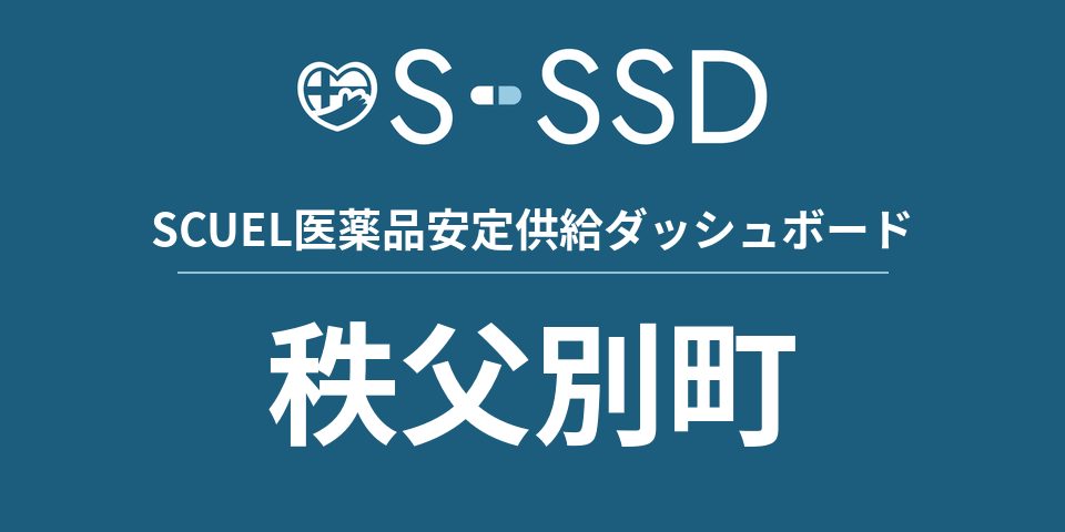 秩父別町の医療・医薬品データ｜SCUEL医薬品安定供給ダッシュボード