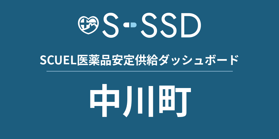 中川町の医療・医薬品データ｜SCUEL医薬品安定供給ダッシュボード