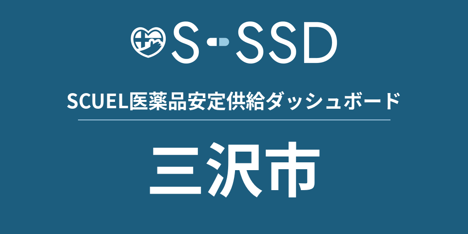 三沢市の医療・医薬品データ｜SCUEL医薬品安定供給ダッシュボード