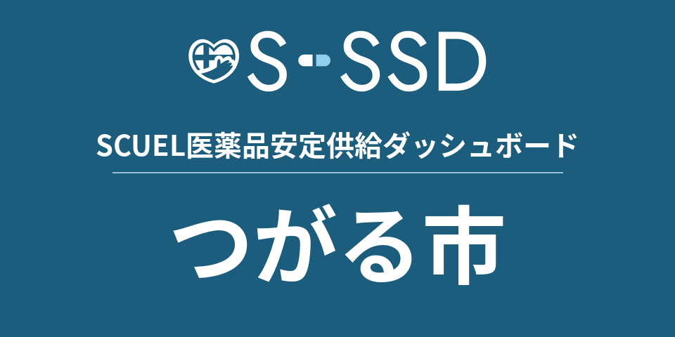 つがる市の医療・医薬品データ｜SCUEL医薬品安定供給ダッシュボード