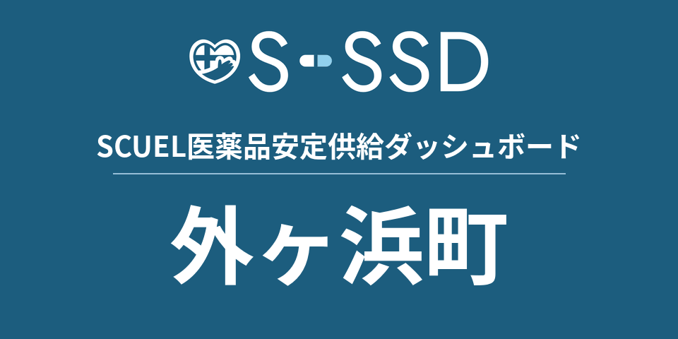 外ヶ浜町の医療・医薬品データ｜SCUEL医薬品安定供給ダッシュボード
