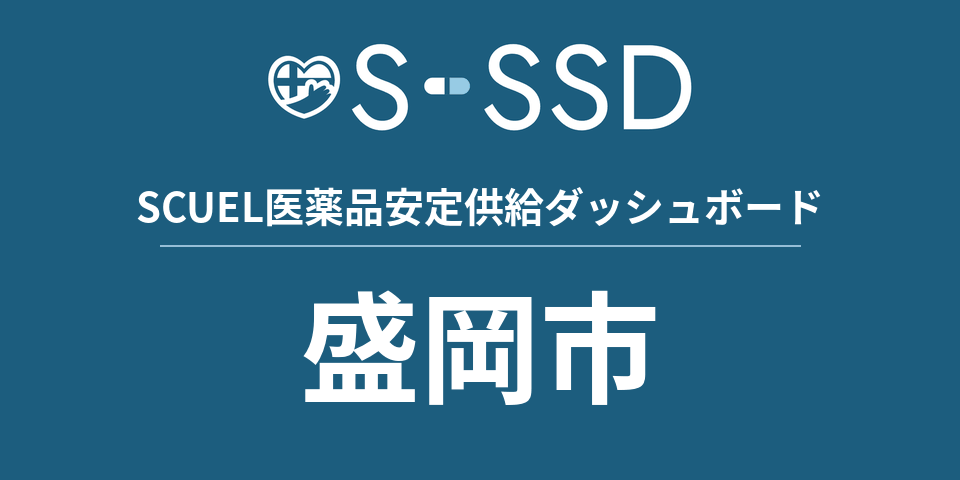 盛岡市の医療・医薬品データ｜SCUEL医薬品安定供給ダッシュボード