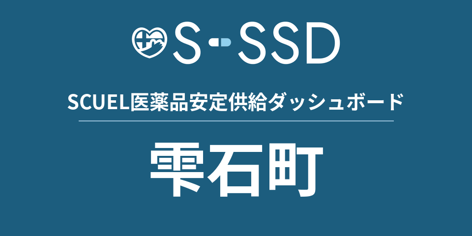 雫石町の医療・医薬品データ｜SCUEL医薬品安定供給ダッシュボード