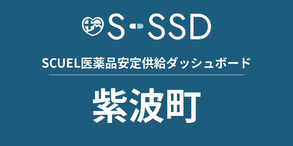 紫波町の医療・医薬品データ｜SCUEL医薬品安定供給ダッシュボード