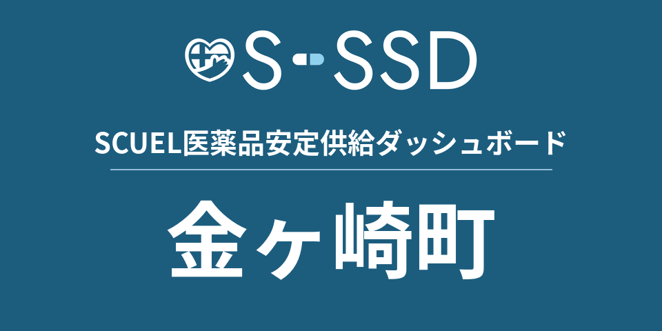 金ヶ崎町の医療・医薬品データ｜SCUEL医薬品安定供給ダッシュボード