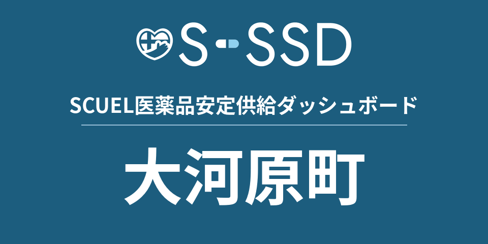 大河原町の医療・医薬品データ｜SCUEL医薬品安定供給ダッシュボード