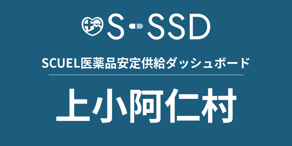 上小阿仁村の医療・医薬品データ｜SCUEL医薬品安定供給ダッシュボード