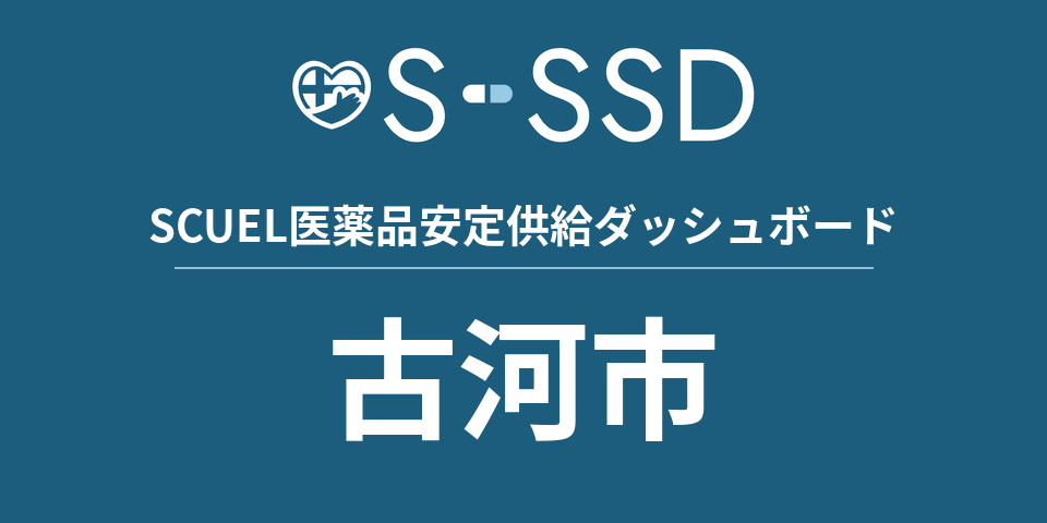 古河市の医療・医薬品データ｜SCUEL医薬品安定供給ダッシュボード